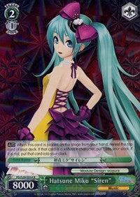 Hatsune Miku "Siren" (PD/S29-E034 R) [Hatsune Miku: Project DIVA F 2nd] | Cracking-Singles