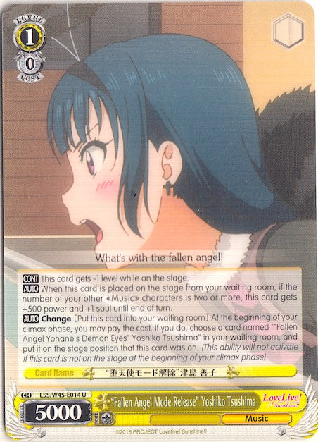 "Fallen Angel Mode Release" Yoshiko Tsushima (LSS/W45-E014) [Love Live! Sunshine!!] | Cracking-Singles