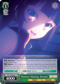 Memory Sharing, Kurami (NGL/S58-E042 C) [No Game No Life] | Cracking-Singles
