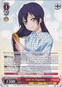 Umi in Pajamas (LL/EN-W01-079 U) [Love Live! DX] | Cracking-Singles