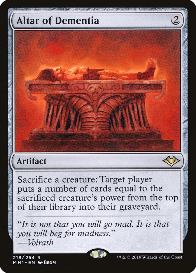 Altar of Dementia [Modern Horizons] | Cracking-Singles