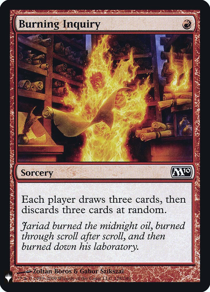 Burning Inquiry [Mystery Booster] | Cracking-Singles