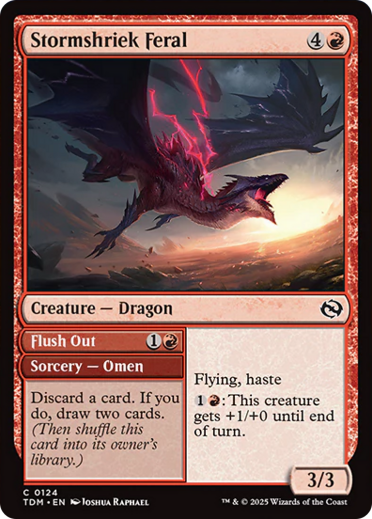 Stormshriek Feral [Tarkir: Dragonstorm] | Cracking-Singles
