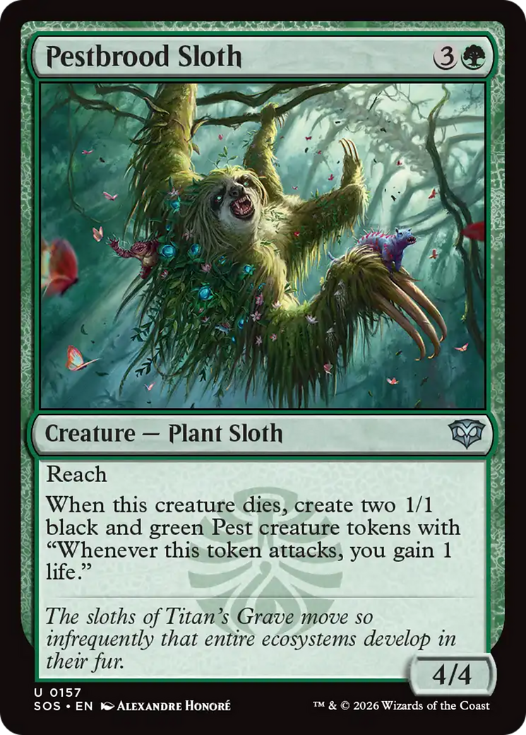 Pestbrood Sloth [Secrets of Strixhaven] | Cracking-Singles