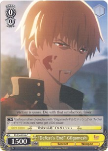 "Defeat's End" Gilgamesh (FS/S36-E016 C) [Fate/Stay Night [Unlimited Blade Works] Vol. II] | Cracking-Singles
