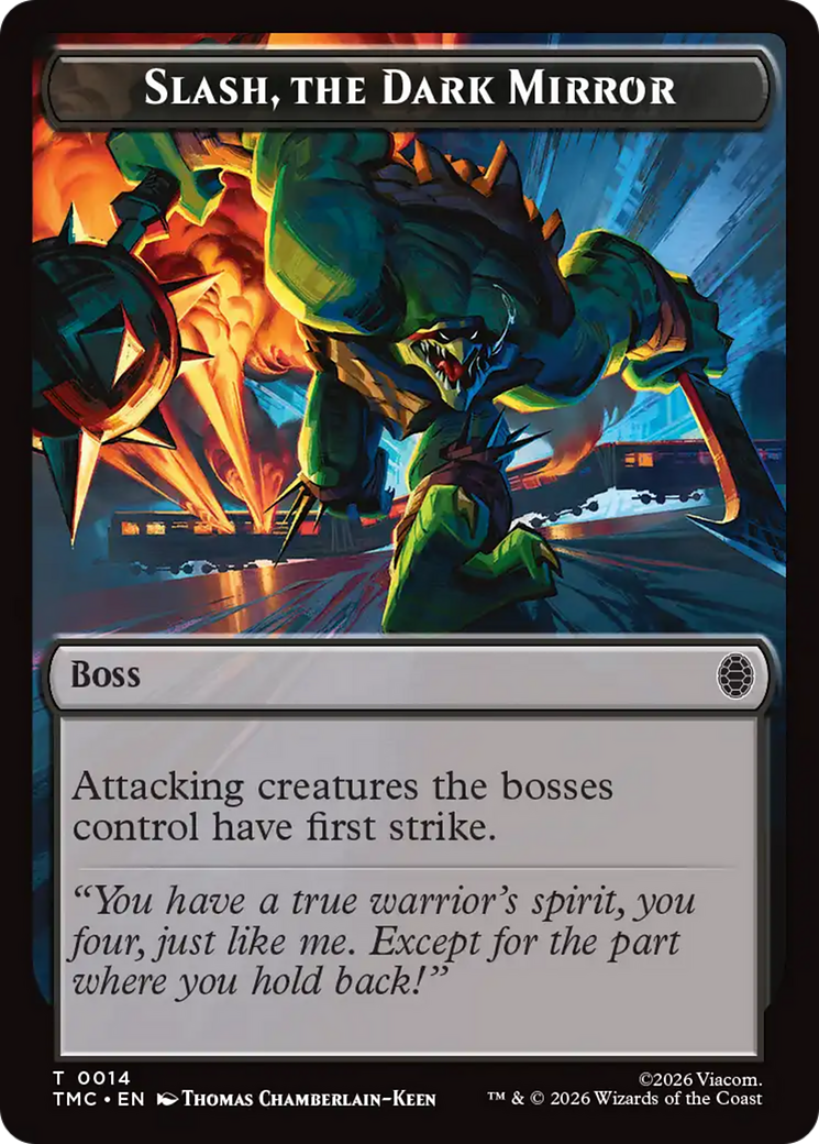 Slash, The Dark Mirror [Teenage Mutant Ninja Turtles Commander Tokens] | Cracking-Singles