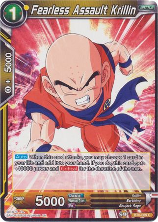 Fearless Assault Krillin (Reprint) (BT6-089) [Battle Evolution Booster] | Cracking-Singles