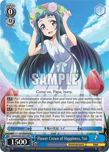 Flower Crown of Happiness, Yui [Sword Art Online Animation 10th Anniversary] | Cracking-Singles