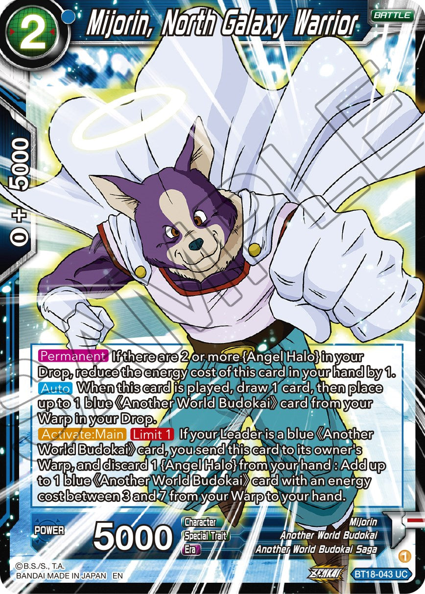 Mijorin, North Galaxy Warrior (BT18-043) [Dawn of the Z-Legends] | Cracking-Singles