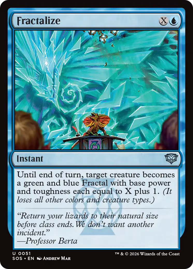 Fractalize [Secrets of Strixhaven] | Cracking-Singles