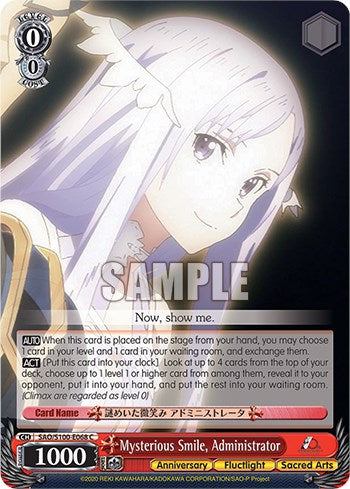 Mysterious Smile, Administrator [Sword Art Online Animation 10th Anniversary] | Cracking-Singles