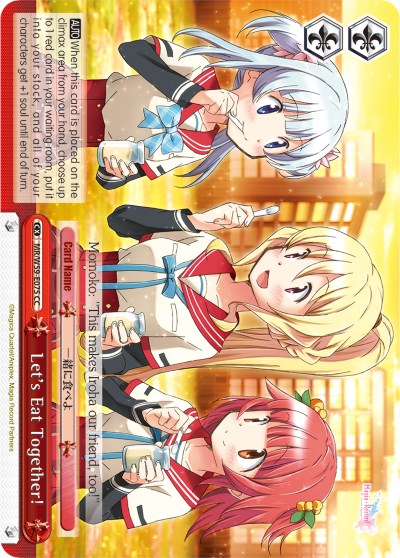 Let's Eat Together! (MR/W59-E075 CC) [Magia Record: Puella Magi Madoka Magica [Side Story] (Mobile)] | Cracking-Singles
