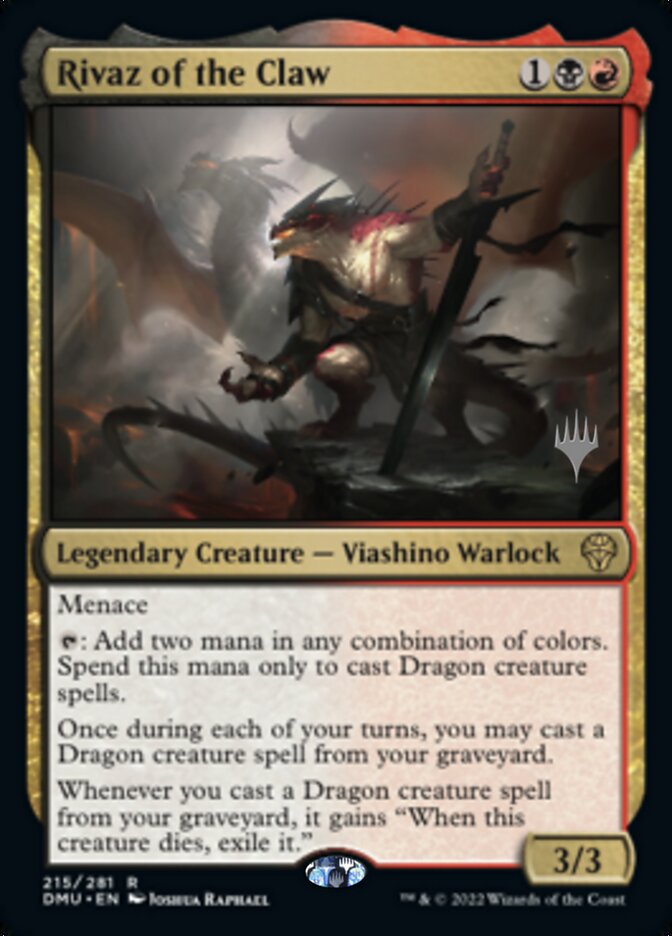 Rivaz of the Claw (Promo Pack) [Dominaria United Promos] | Cracking-Singles