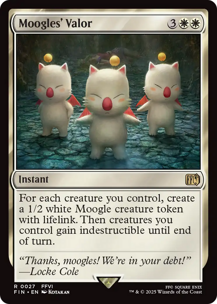 Moogles' Valor [FINAL FANTASY] | Cracking-Singles