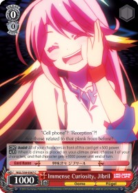 Immense Curiosity, Jibril (NGL/S58-E067 C) [No Game No Life] | Cracking-Singles
