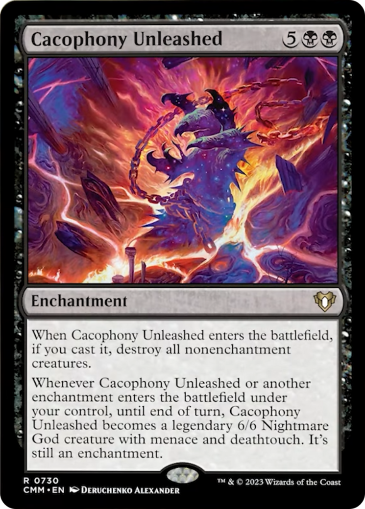 Cacophony Unleashed [Commander Masters] | Cracking-Singles