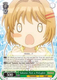 Sakura: Not a Polyglot (CCS/WX01-044 C) [Cardcaptor Sakura: Clear Card] | Cracking-Singles