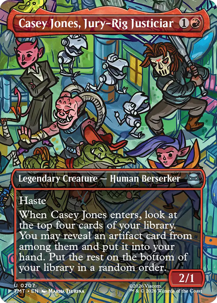 Casey Jones, Jury-Rig Justiciar (Borderless) [Teenage Mutant Ninja Turtles] | Cracking-Singles