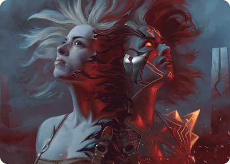 Thrill of Possibility Art Card [Phyrexia: All Will Be One Art Series] | Cracking-Singles