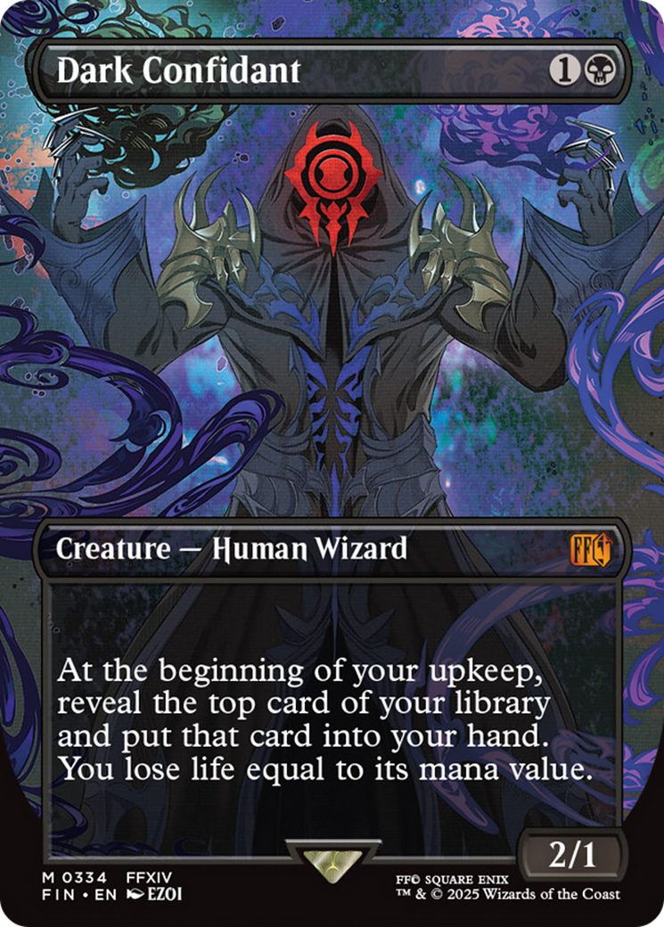 Dark Confidant (Borderless) [FINAL FANTASY] | Cracking-Singles