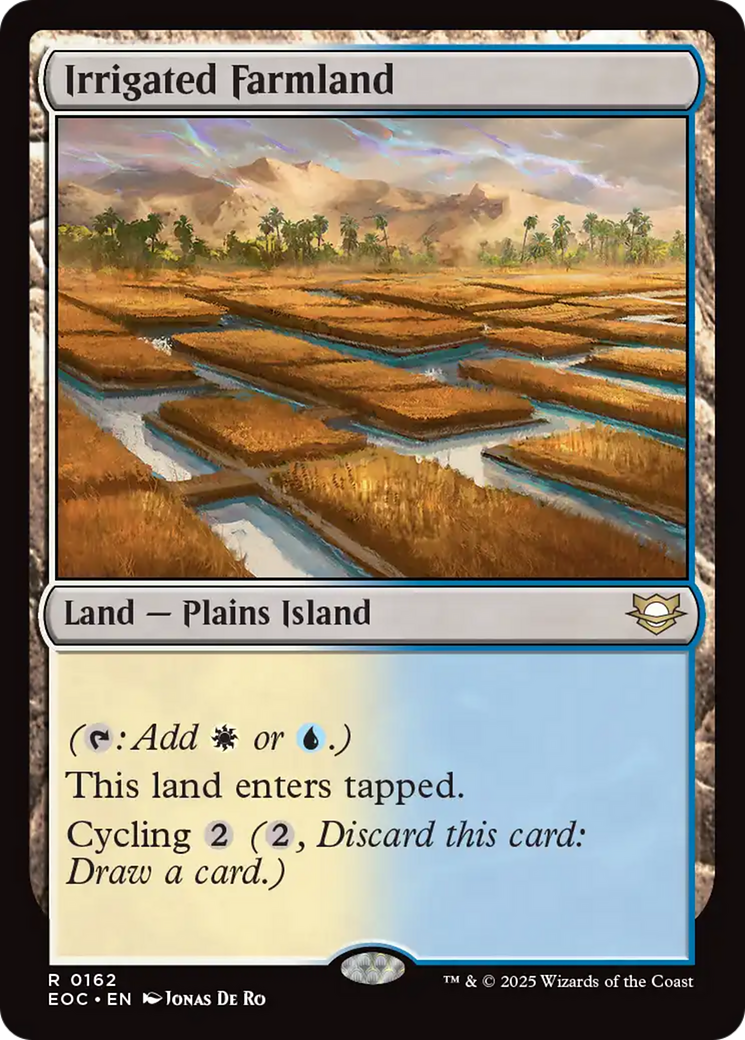 Irrigated Farmland [Edge of Eternities Commander] | Cracking-Singles