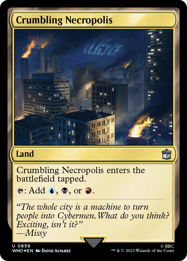 Crumbling Necropolis (Surge Foil) [Doctor Who] | Cracking-Singles