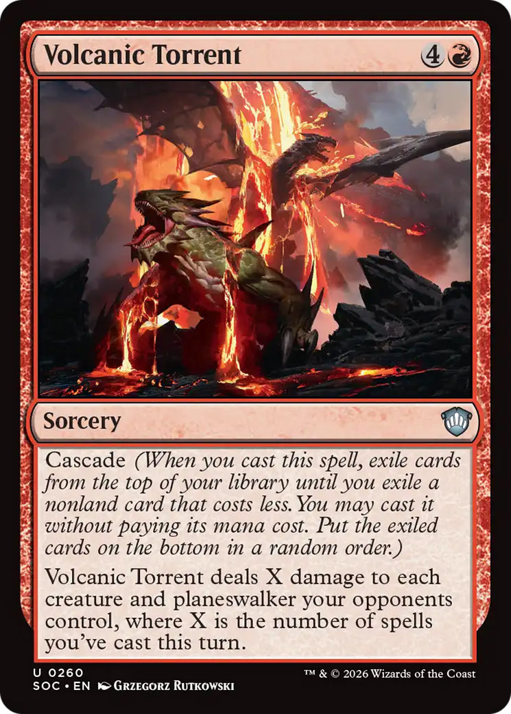 Volcanic Torrent [Secrets of Strixhaven Commander] | Cracking-Singles