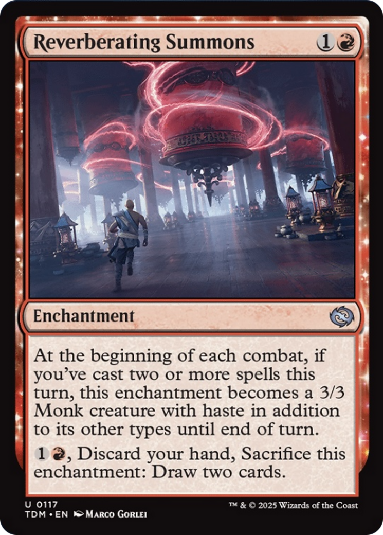 Reverberating Summons [Tarkir: Dragonstorm] | Cracking-Singles
