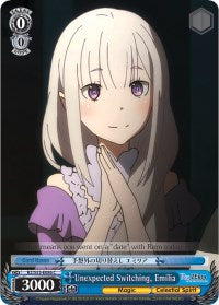 Unexpected Switching, Emilia (RZ/S55-E086 C) [Re:ZERO Vol.2] | Cracking-Singles
