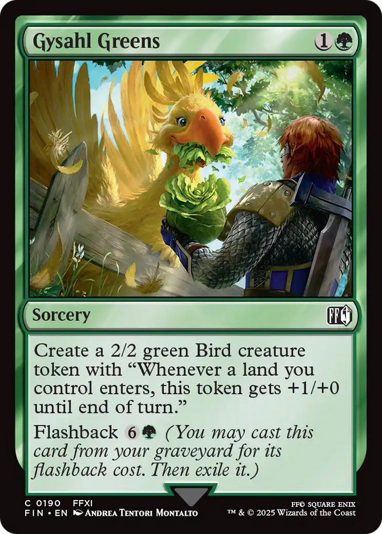 Gysahl Greens [FINAL FANTASY] | Cracking-Singles
