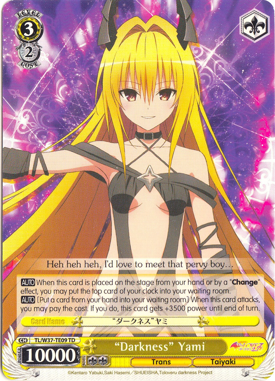 "Darkness" Yami (TL/W37-TE09 TD) [To Loveru Darkness 2nd] | Cracking-Singles