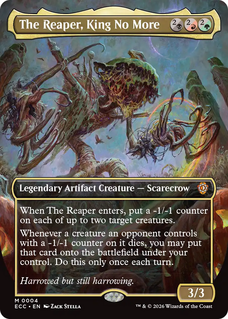 The Reaper, King No More (Borderless) [Lorwyn Eclipsed Commander] | Cracking-Singles