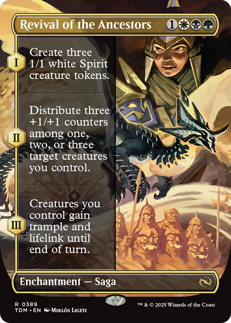 Revival of the Ancestors (Borderless) [Tarkir: Dragonstorm] | Cracking-Singles