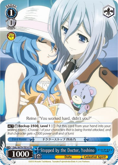 Stopped by the Doctor, Yoshino (DAL/W79-TE14 TD) [Date A Live] | Cracking-Singles