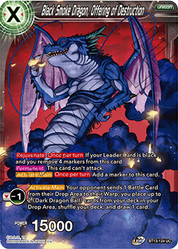Black Smoke Dragon, Offering of Destruction (Uncommon) (BT13-124) [Supreme Rivalry] | Cracking-Singles