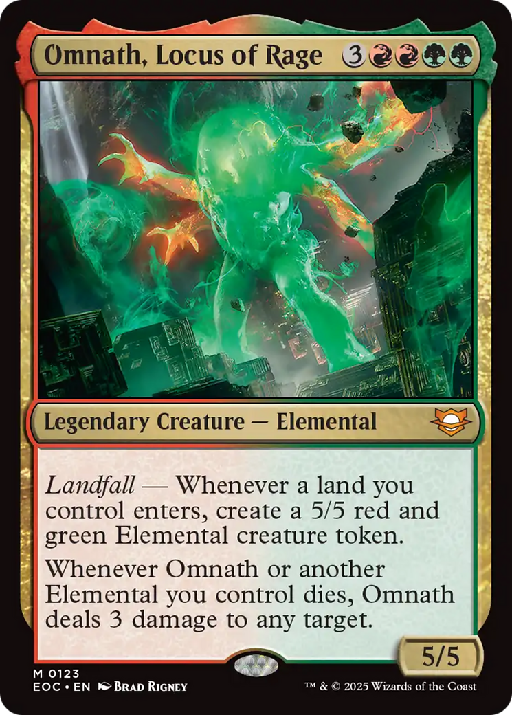 Omnath, Locus of Rage [Edge of Eternities Commander] | Cracking-Singles