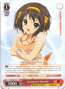 Swimsuit Haruhi (SY/WE09-E17) [The Melancholy of Haruhi Suzumiya Extra Booster] | Cracking-Singles