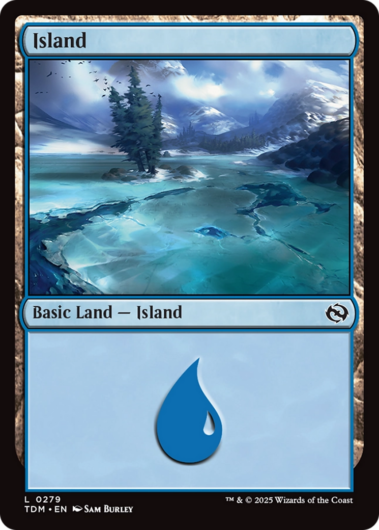 Island (0279) [Tarkir: Dragonstorm] | Cracking-Singles