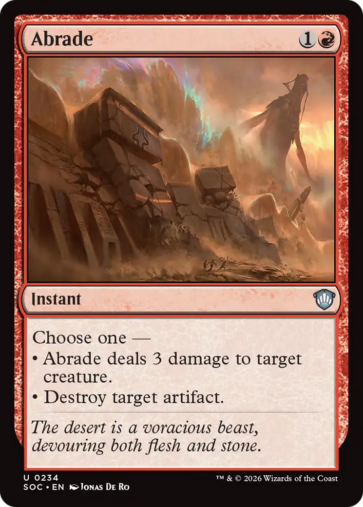 Abrade [Secrets of Strixhaven Commander] | Cracking-Singles