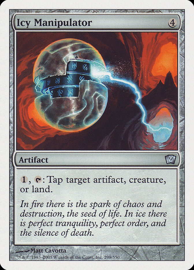 Icy Manipulator (9th Edition) [Oversize Cards] | Cracking-Singles