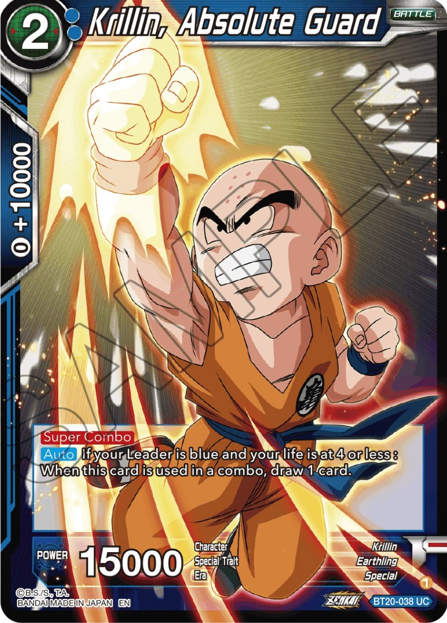 Krillin, Absolute Guard (BT20-038) [Power Absorbed] | Cracking-Singles
