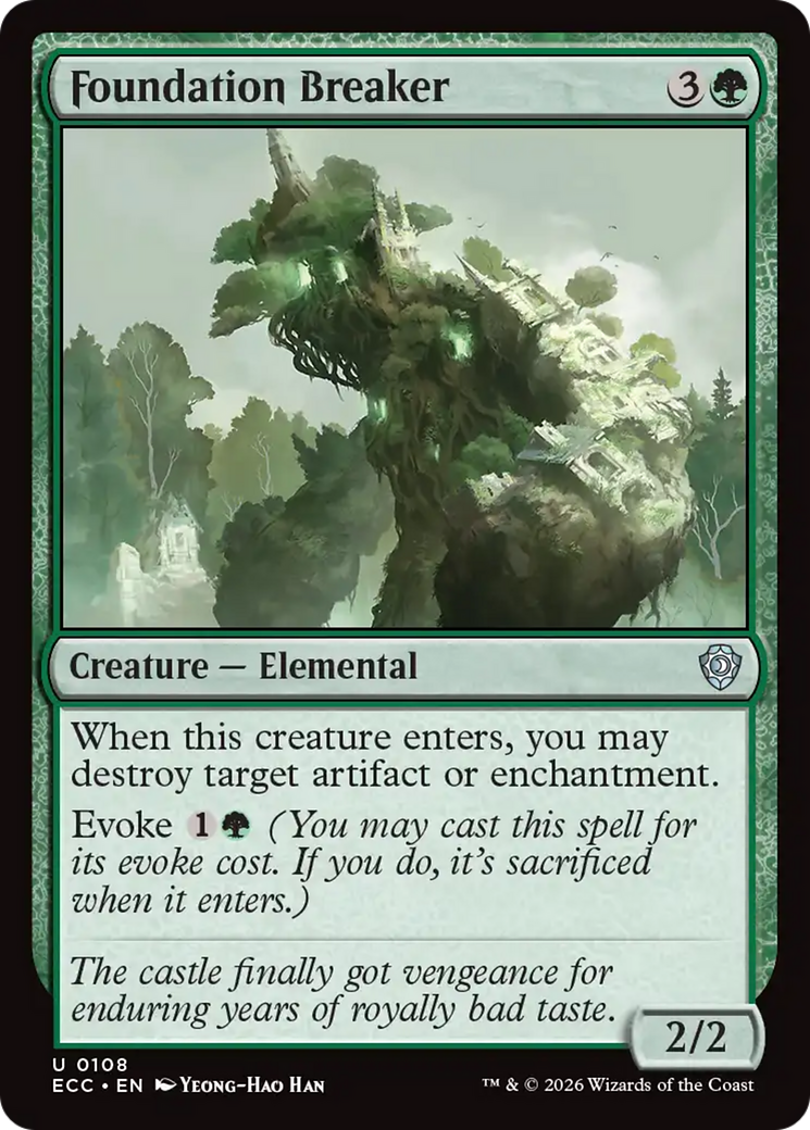 Foundation Breaker [Lorwyn Eclipsed Commander] | Cracking-Singles