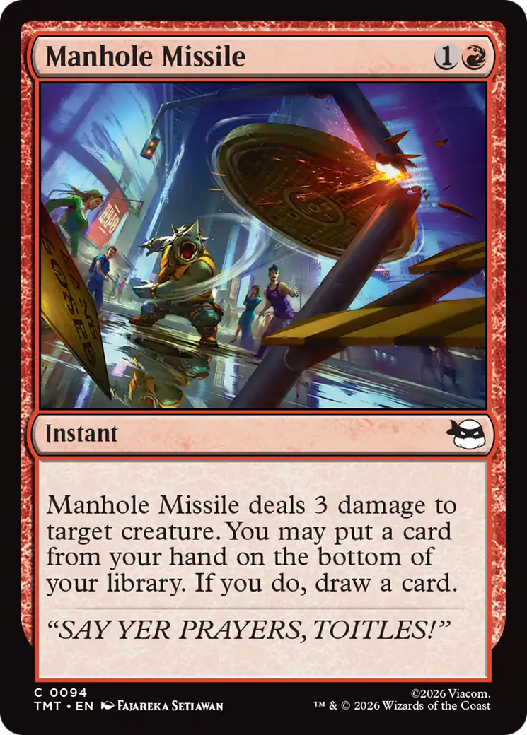 Manhole Missile [Teenage Mutant Ninja Turtles] | Cracking-Singles