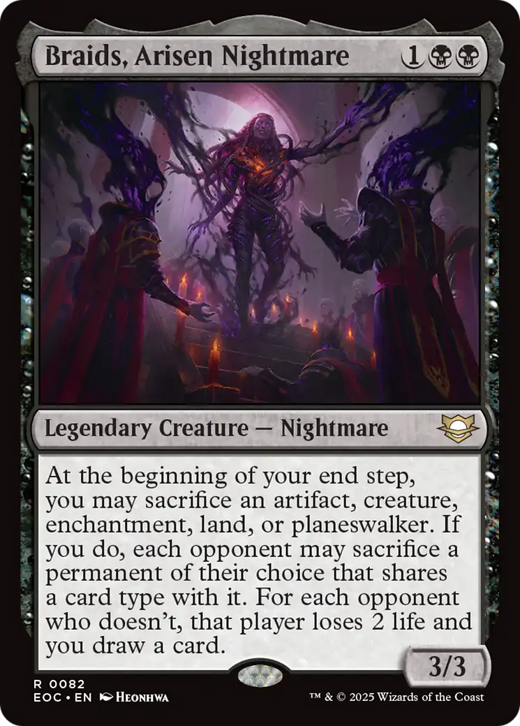 Braids, Arisen Nightmare [Edge of Eternities Commander] | Cracking-Singles