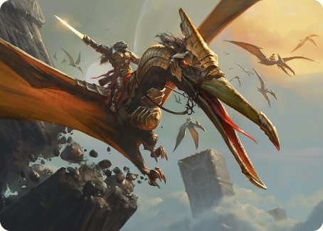 Skyhunter Strike Force Art Card [Phyrexia: All Will Be One Art Series] | Cracking-Singles