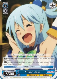 "Tipsy" Aqua (KS/W55-E094 C) [KonoSuba 2] | Cracking-Singles