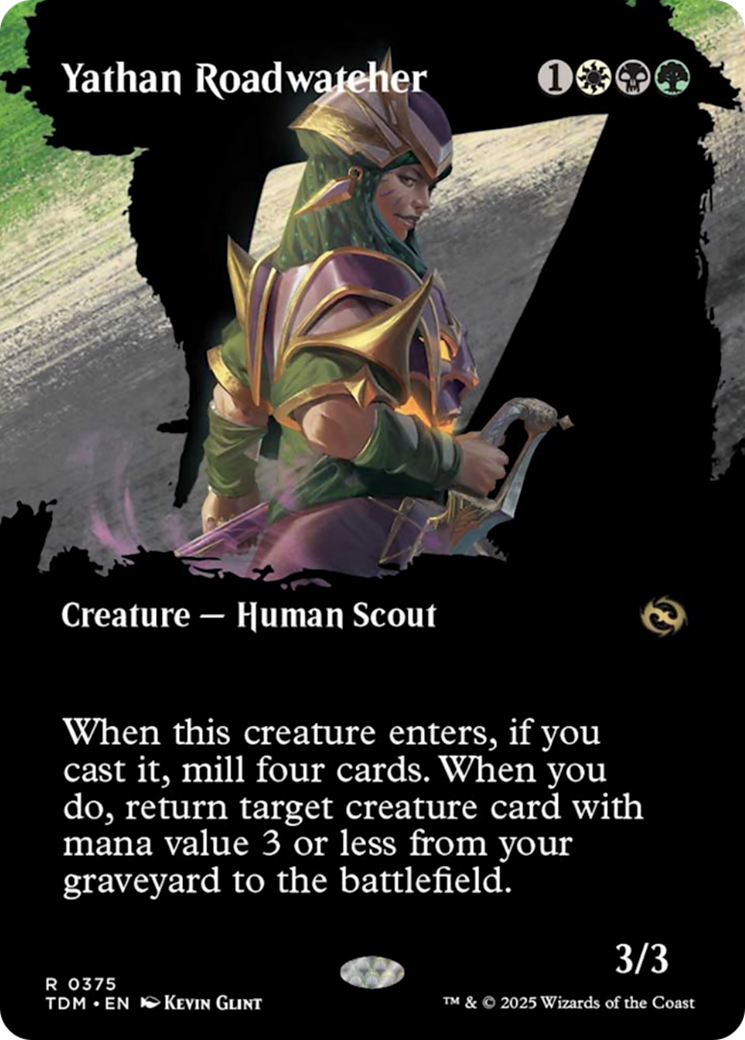 Yathan Roadwatcher (Borderless) [Tarkir: Dragonstorm] | Cracking-Singles