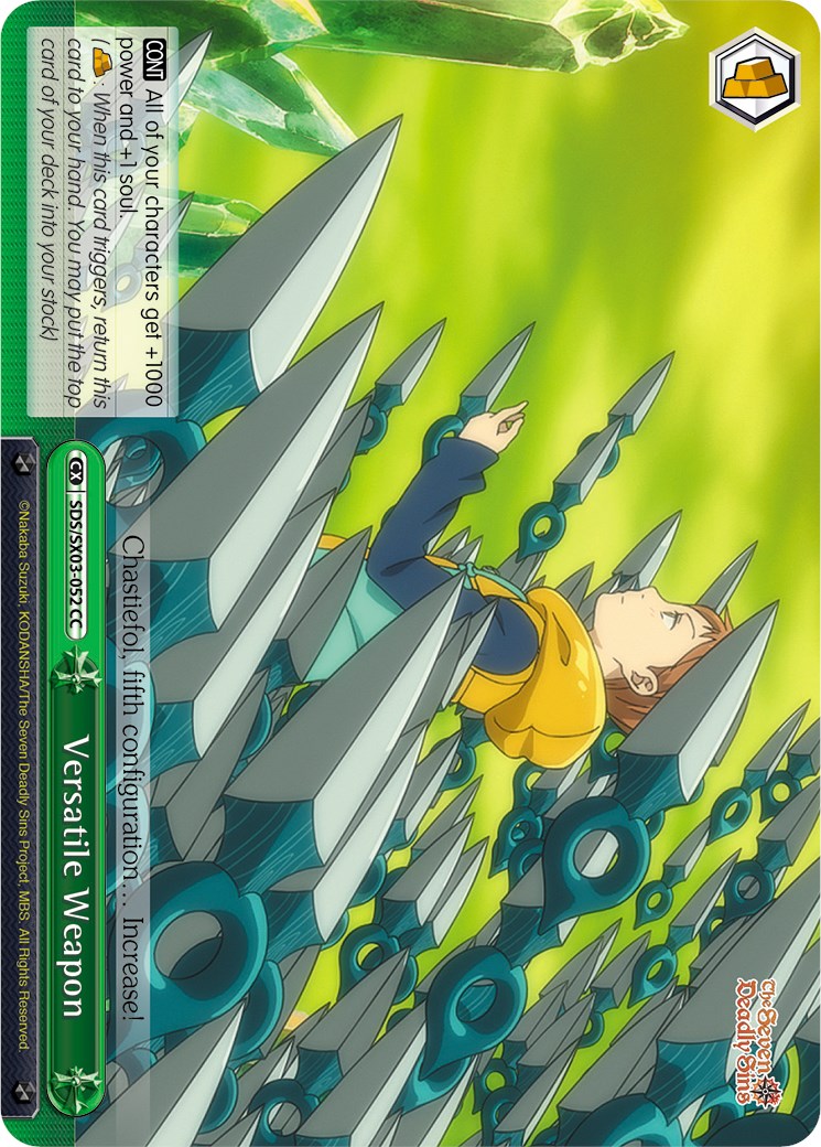 Versatile Weapon (SDS/SX03-052 CC) [The Seven Deadly Sins] | Cracking-Singles