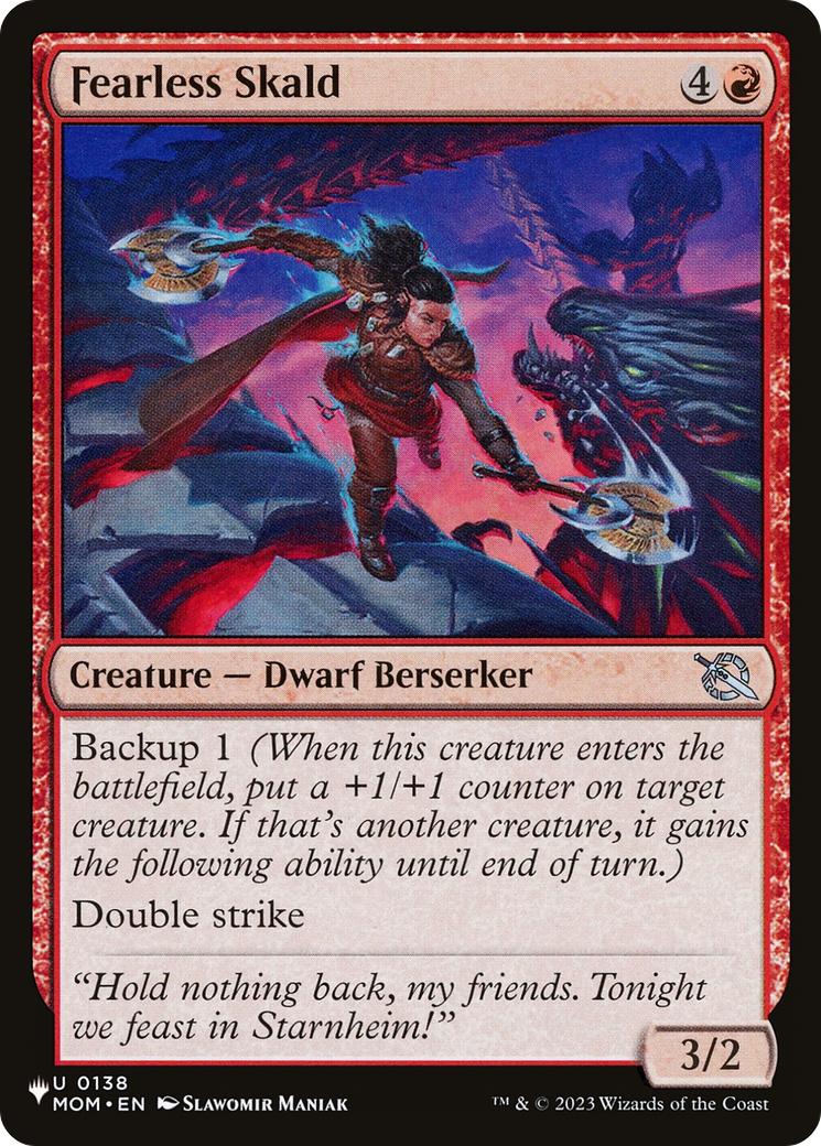 Fearless Skald [The List] | Cracking-Singles