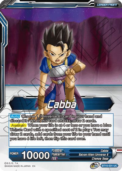 Cabba // SS Cabba, Proud Volley (BT15-031) [Saiyan Showdown] | Cracking-Singles